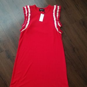 Ruffled Sleeveless Dress